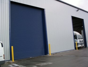 Armourguard C1 Roller Shutter Industrial Door on a loading bay