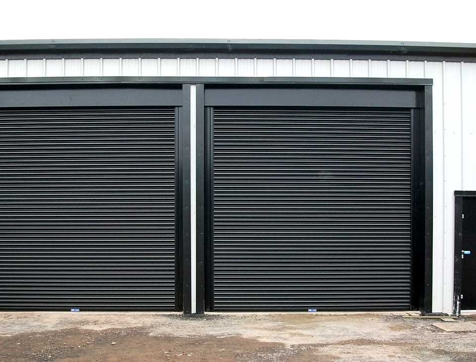 Armourguard C1 Roller Shutter Industrial Door on a light industrial unit