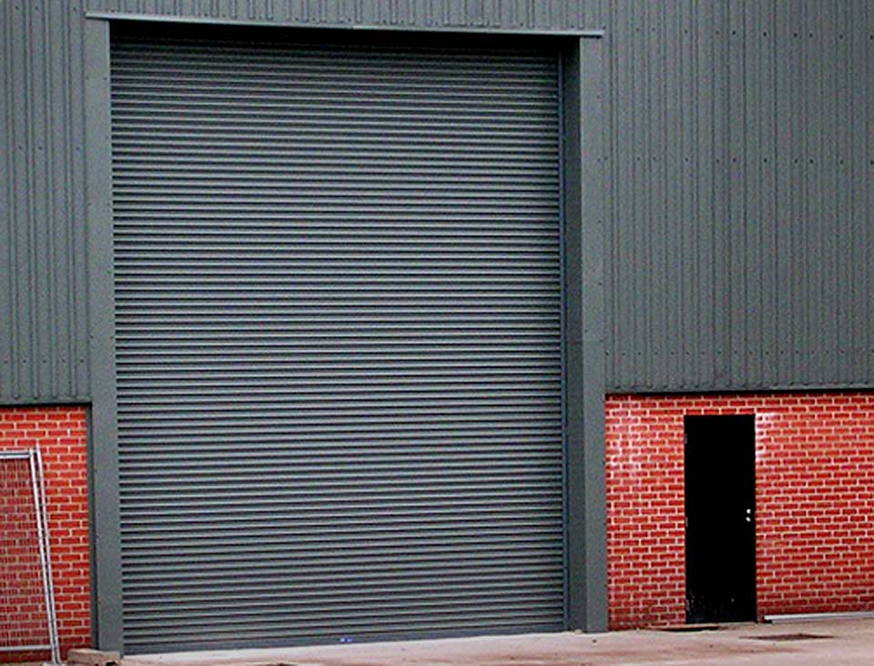 Armourguard C1 Roller Shutter Industrial Door on an industrial unit