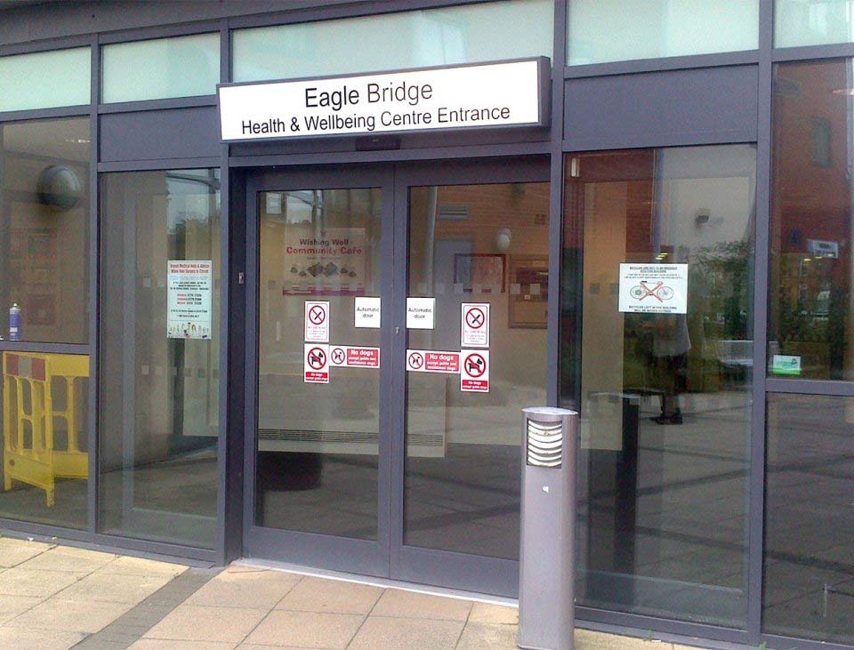 Automatic sliding doors