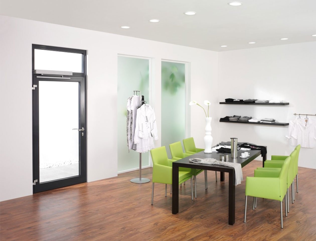 automatic door for an office