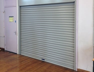 Fire Shutter Door in use in assembly room