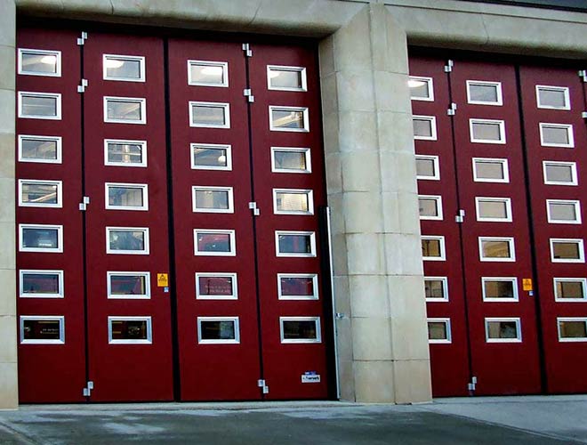 Industrial door - q-door in red