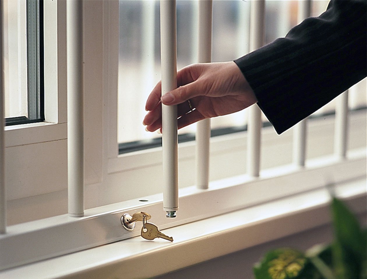 security bars close up image