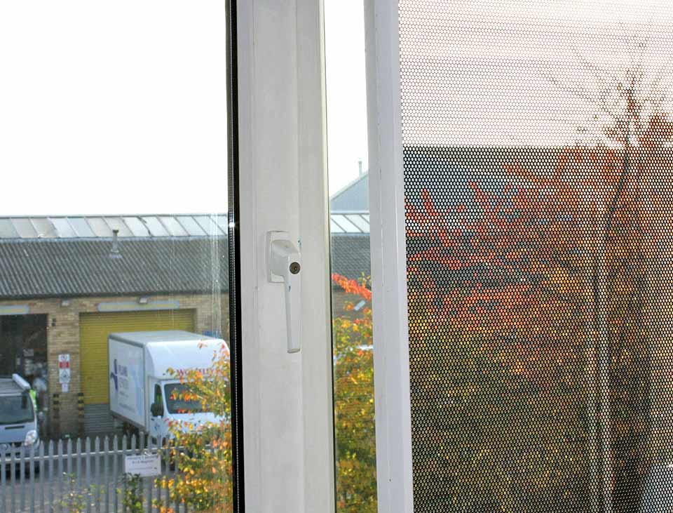 close up of seceuro window grilles